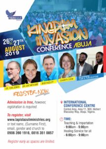 Kingdom Invasion Conference 2019, Abuja
